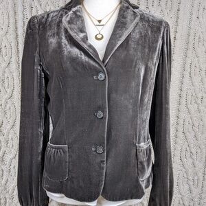 Tahari Velvet Blazer M